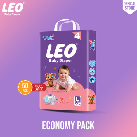 Leo Economy Pack – Size – 4, Large – 50 Pcs